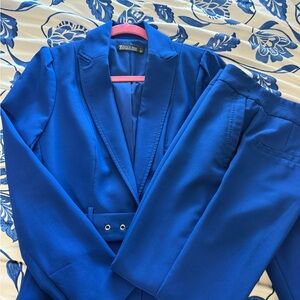 Elegant Royal Blue women’s Suit Set